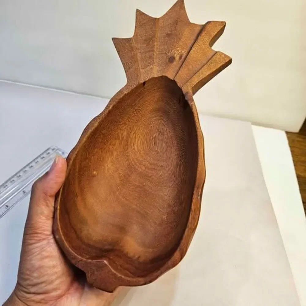 Wooden Pineapple Bowl